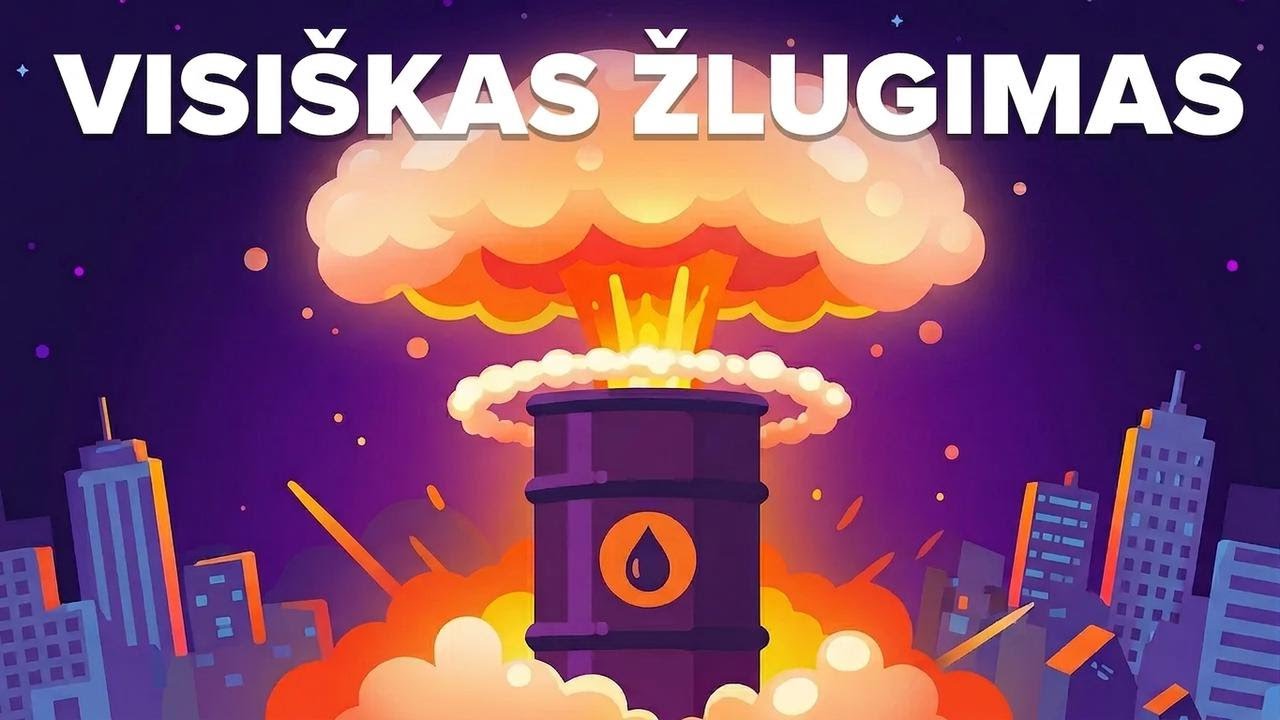 Naftos kaina pa&scaron;oko iki 200 $ &ndash; pasaulio ekonomikai smūgis be pasigailėjimo