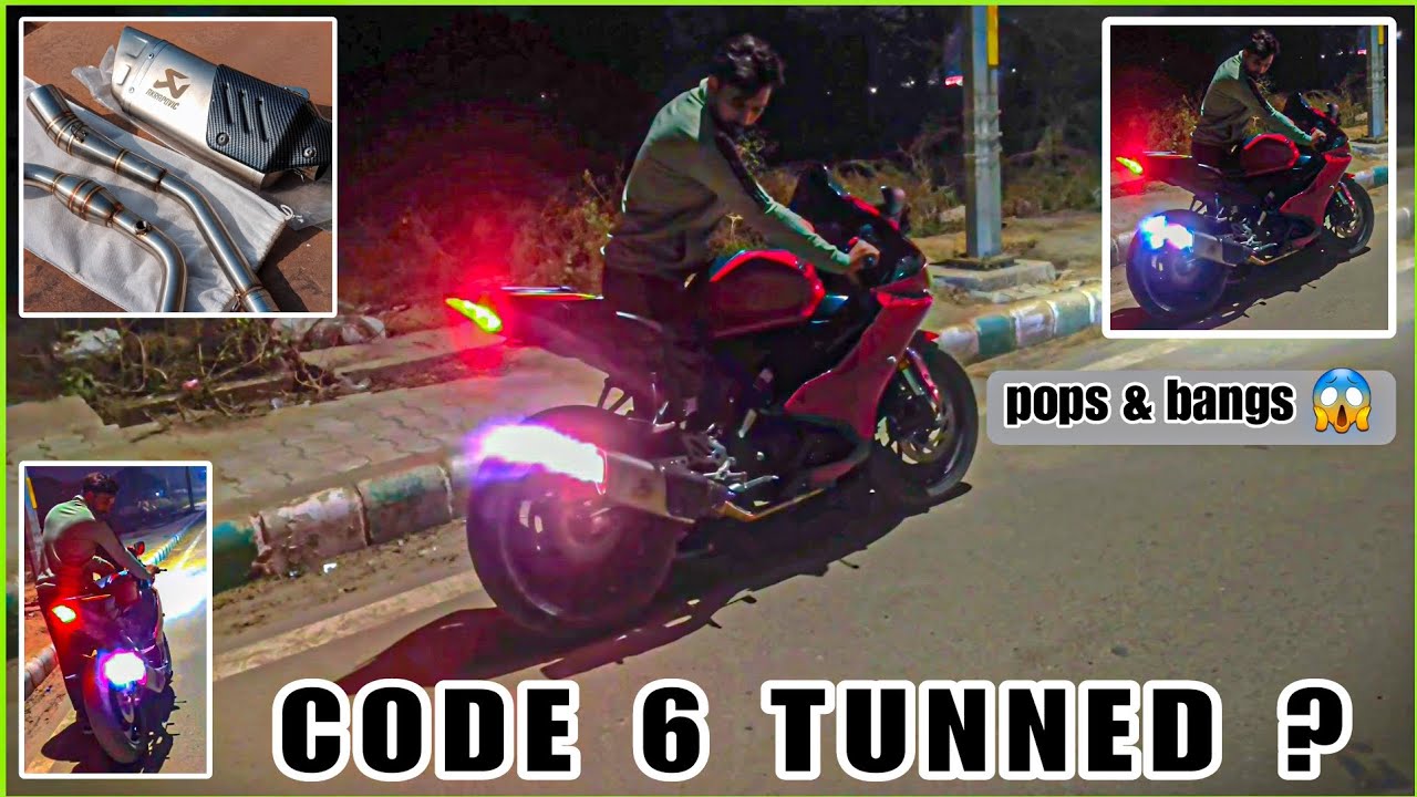 Треск и грохот Code 6 💥 | Полностью заменена выхлопная система Akrapovic R1 R15v4 | Перепрограмми...