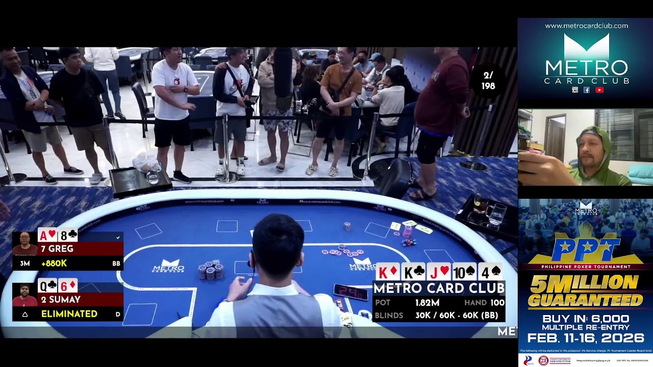 Metro Card Club 2026 - Weekend Special 400K Guaranteed Final Table