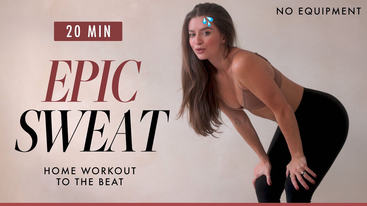 20 MIN EPIC Full Body HIIT Cardio Workout at Home (No Equipment)