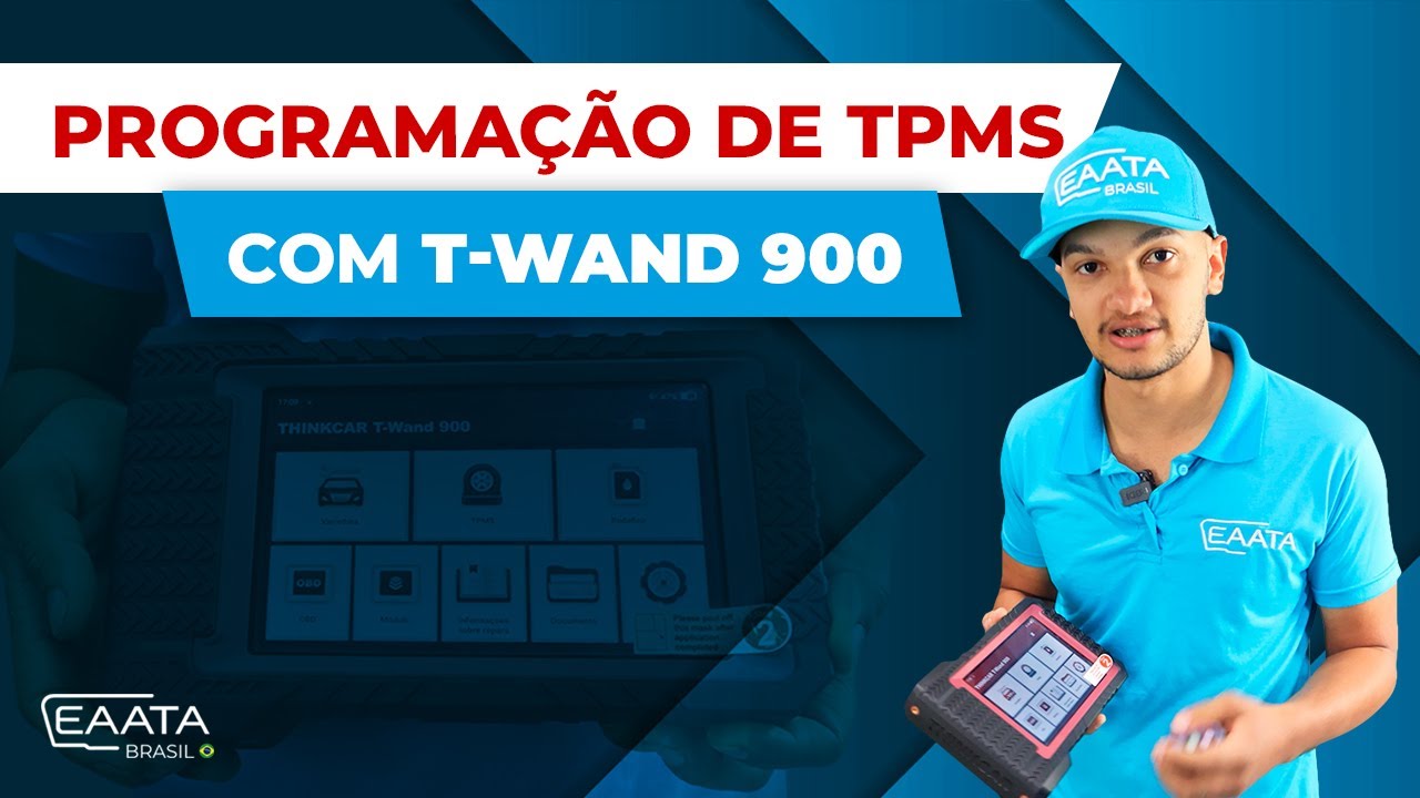 Programação do sensor TPMS com a T-WAND 900 da THINKCAR