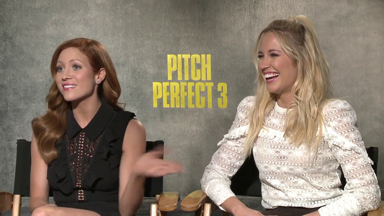 PITCH PERFECT 3 Anna Camp & Brittany Snow Interview