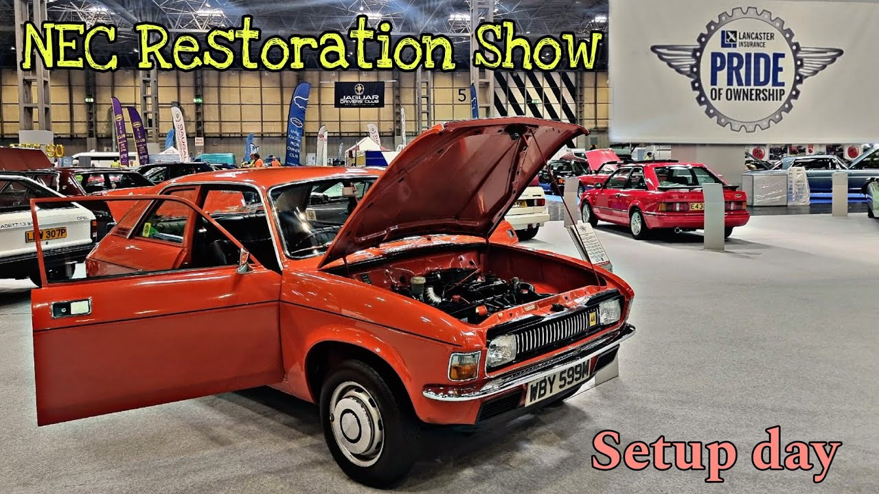 NEC Restoration Show March 2025 - Thursday Set up day - Pride of ownership