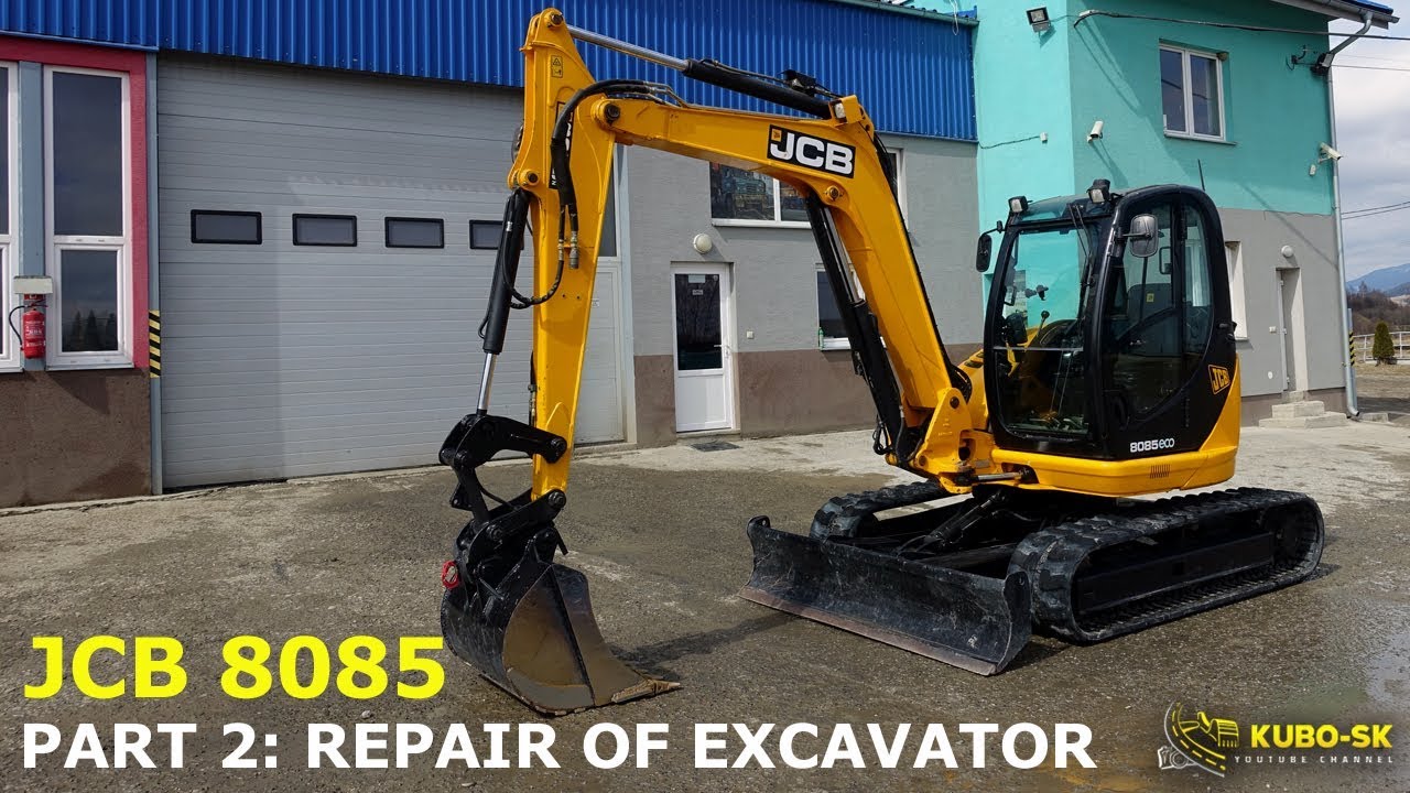 JCB 8085 excavator | NEW PROJECT by KUBO-SK | Part 2/2: repair of excavator