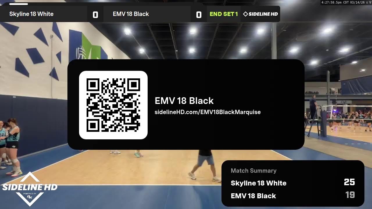 EMV 18 Black vs. Skyline 18 White (2026.03.14)