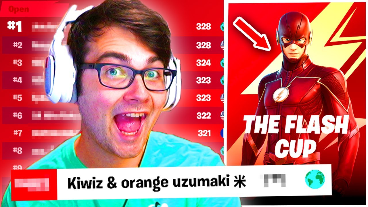 I Competed in the FLASH CUP Tournament in Fortnite... (Fortnite Competitive)