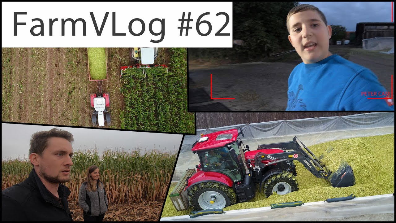 FarmVLOG#62: Maishäckseln 2019 ... viel Besuch und Peter Vloggt