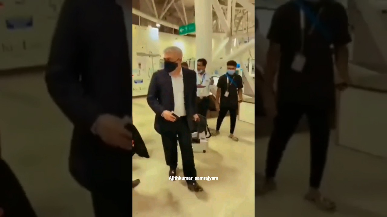 Ajith Kumar latest video 📸 airport video #ajithfans #ajithkumar #ajithism