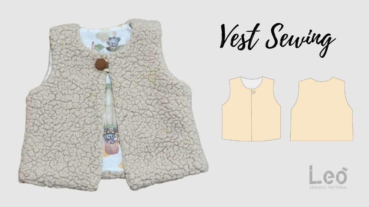Easy Kids Vest Sewing Tutorial - DIY Vest