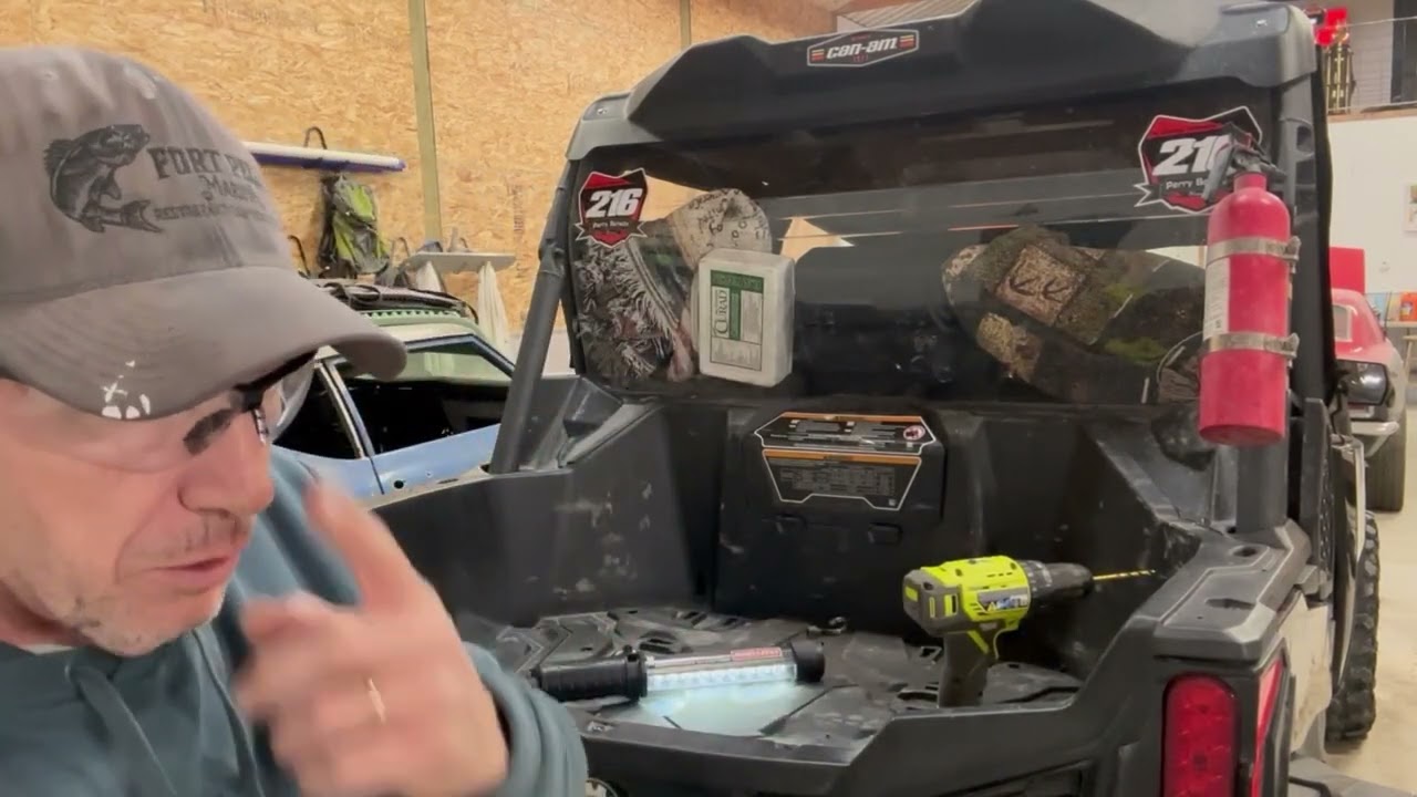 Can-am Trunk Cover Installation, installing a new trunk cover on the can-am maverick sport max