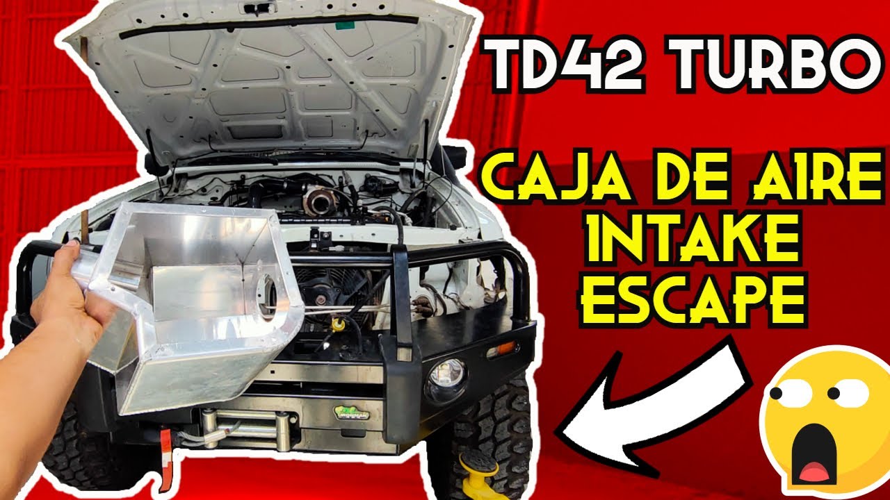 🔥 SISTEMA de AIRE y ESCAPE CUSTOM para la NISSAN PATROL TD42 TURBO! 🔥