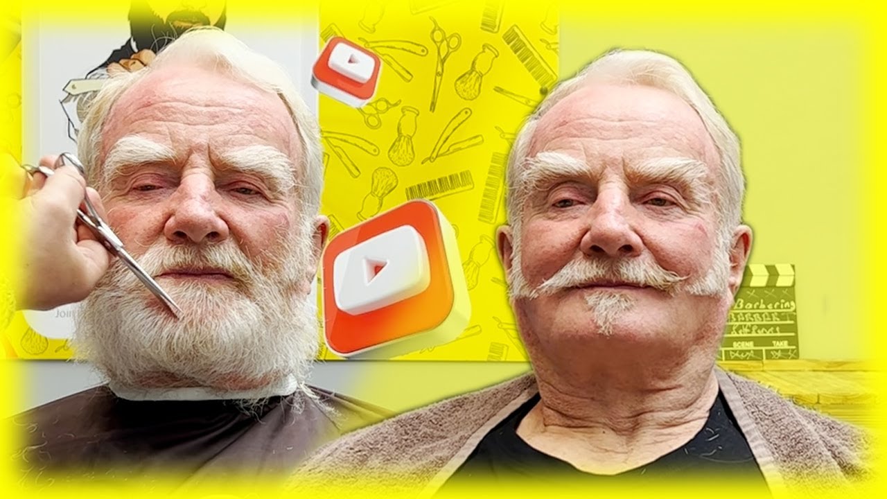 Old men had a great hair and beard transformation | asmr