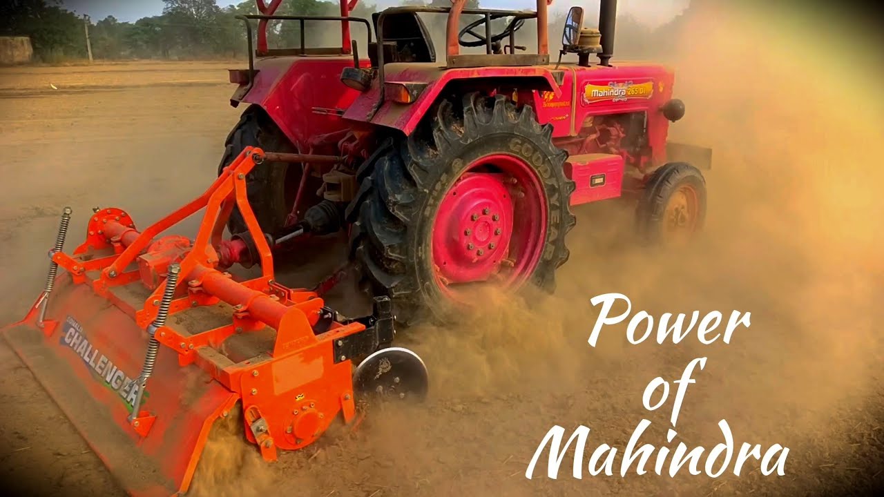Mahindra 265 di xp plus | क्या यह रोटावेटर खींच पाएगा?