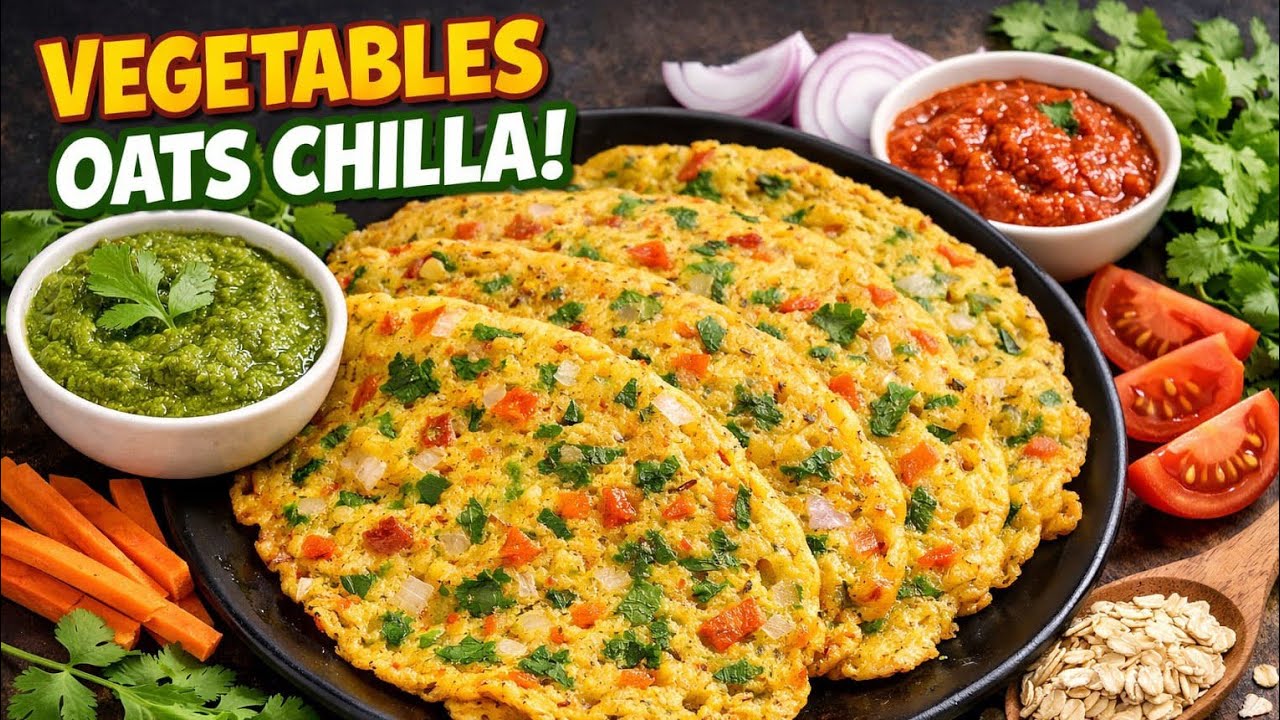 Healthy Vegetables Oats Chilla || Indian Food || Cooking || Viral #Romee's Flavor Studio 