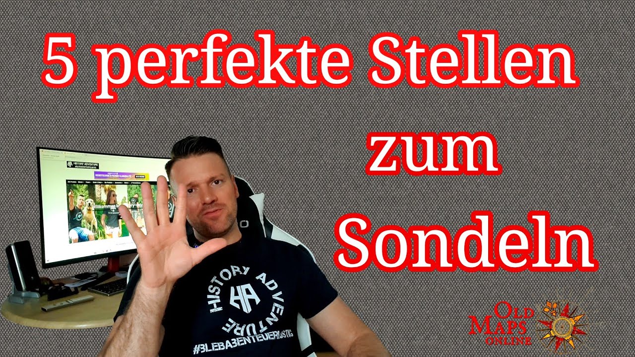 5 Tipps wie Du deine perfekten Stellen zum Sondeln findest auch WW2 Schatzsuche