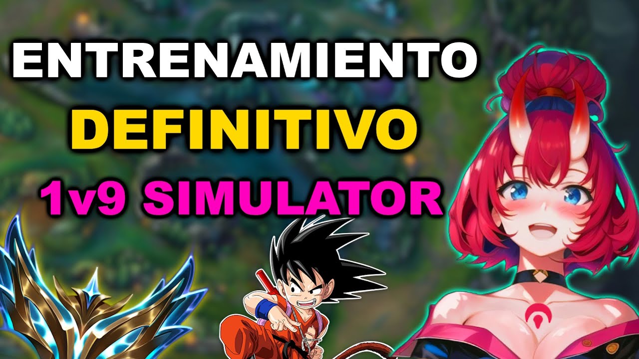 ⭐ ¡Con ESTE ENTRENAMIENTO SUBI a CHALLENGER! | 1v9 SIMULATOR
