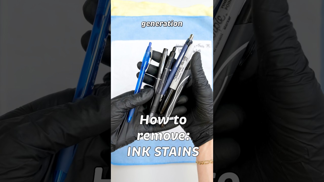 INK STAINS - A Dry Cleaners Guide To Remove Them #stainremoval #laundry