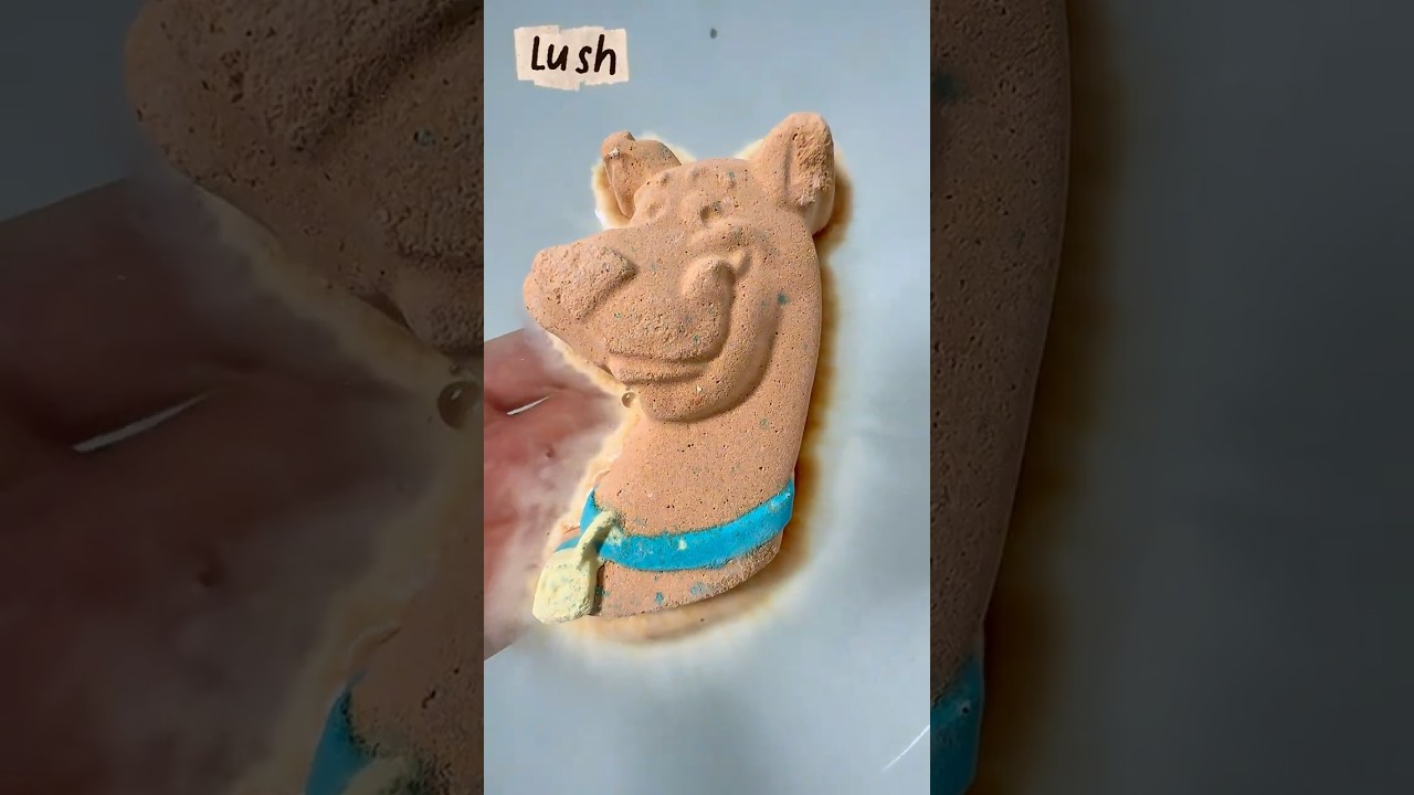 Lush Scooby Doo #демо-бомба для ванны &hearts;️# lush #lushxscoobyDoo