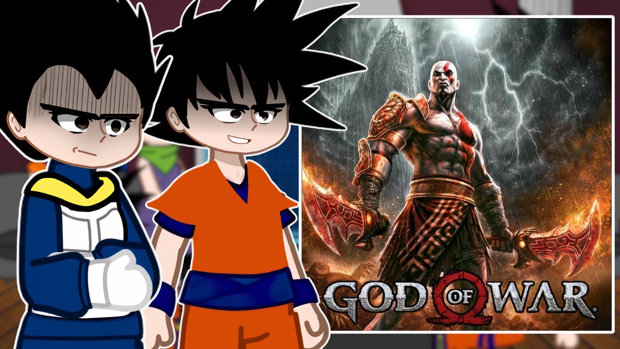 Dragon Ball React to Kratos || God of War - Gacha react