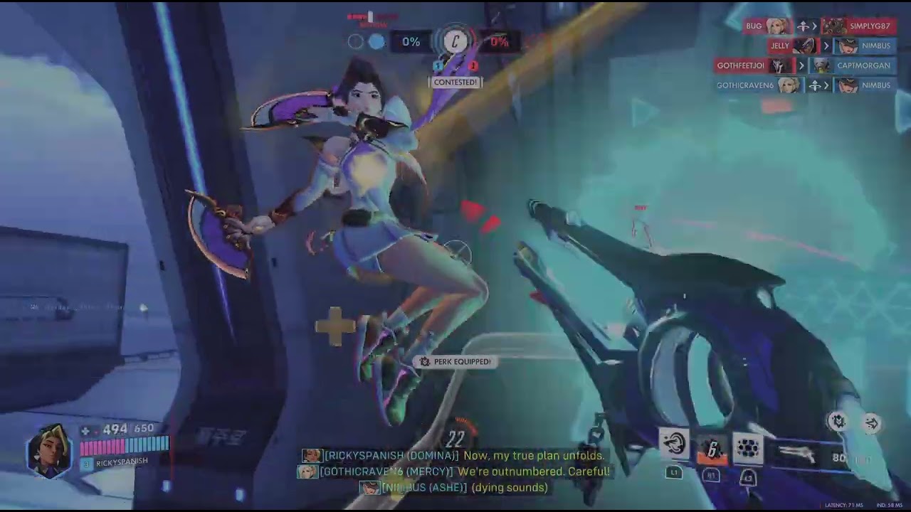 This enemy Mercy/Ana duo was WILD