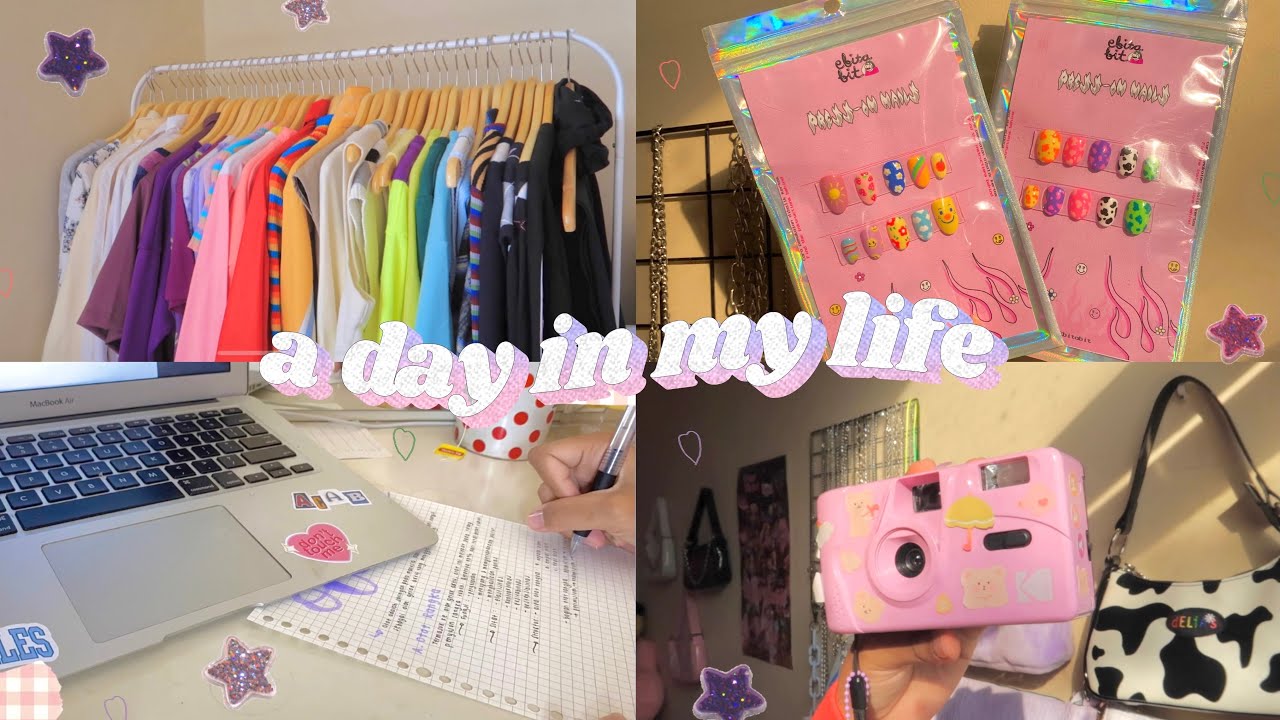 a ~productive~ day in my life // schoolwork, packing orders, unboxing :-)