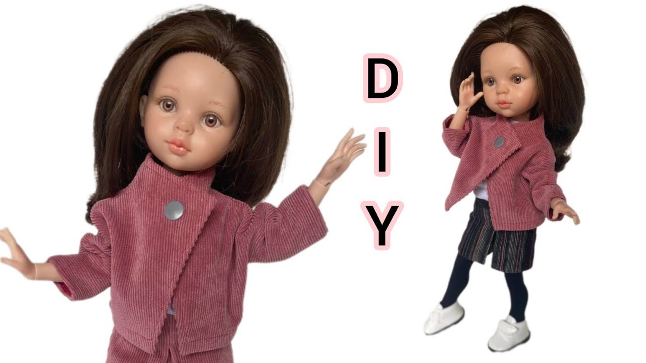✔doll jacket, clothes for Paola Reina + PATTERN