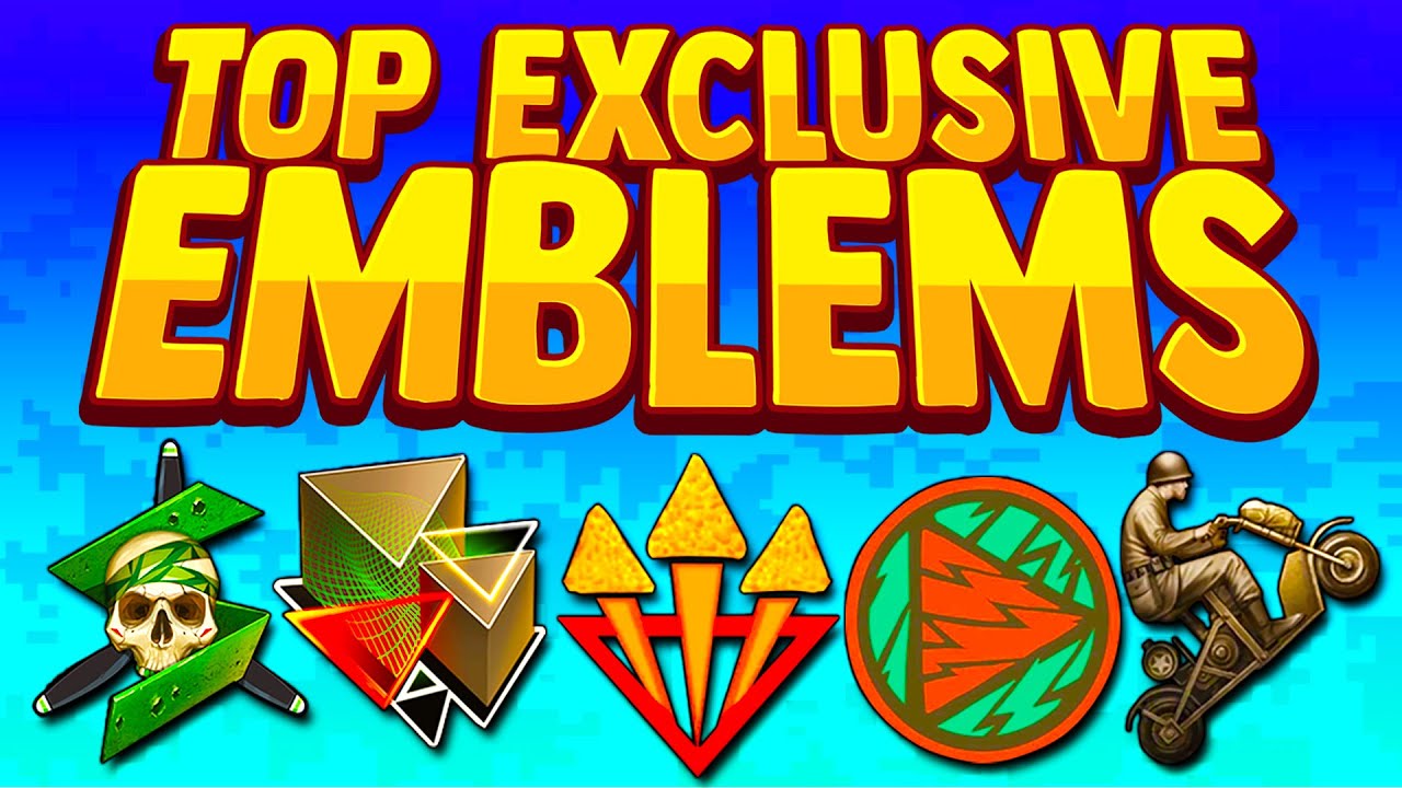 BEST EXCLUSIVE EMBLEM in Vanguard *Rare*