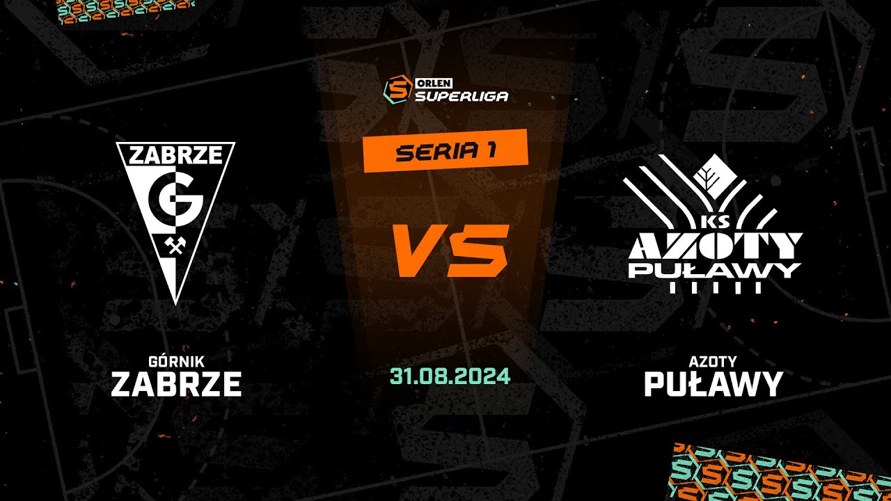 1. seria: Górnik Zabrze - Azoty Puławy [SKRÓT]