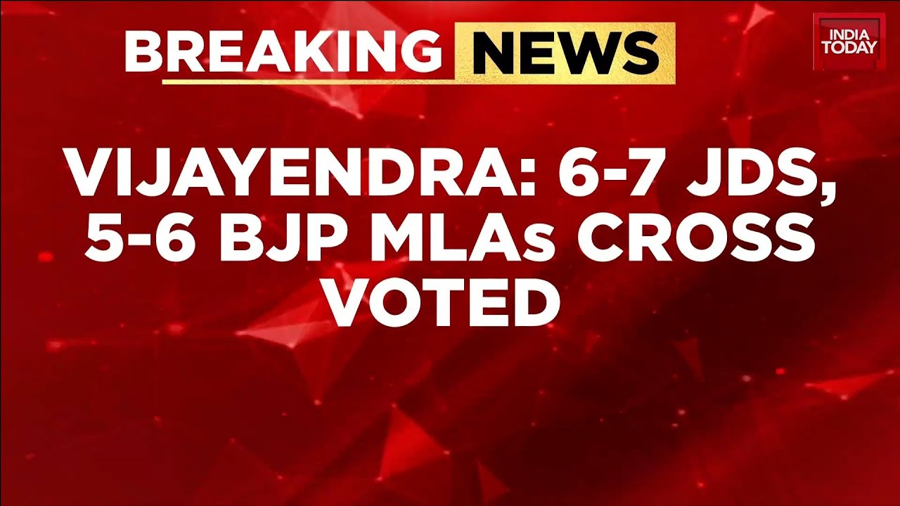 Breaking: Karnataka MLC Polls | 11 BJP And JDS MLAs Cross-Vote For Congress, Action Likely