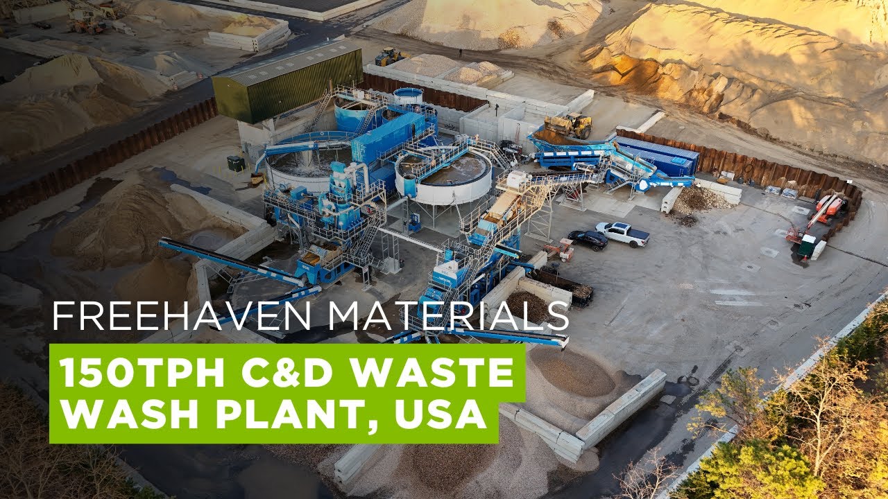 150tph C&D Waste Recycling Plant Installed For Freehaven Materials, New York