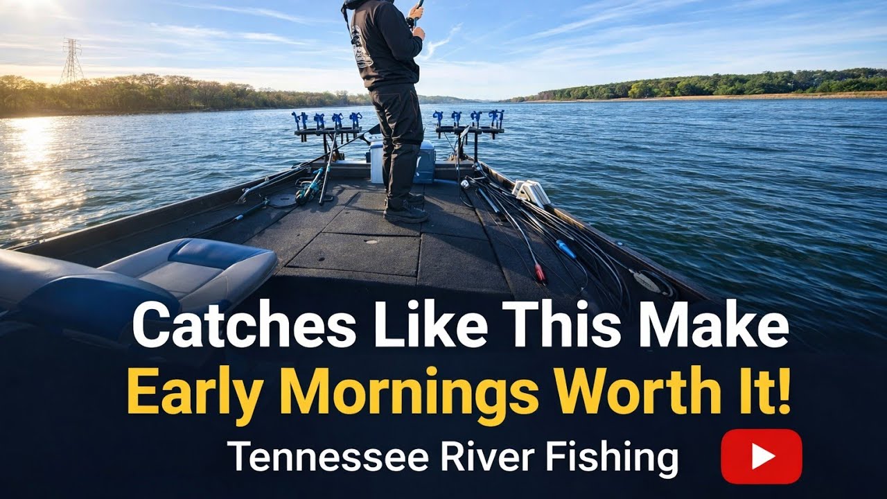 Catches Like This Make Early Mornings Worth It | Tennessee River Catfishing