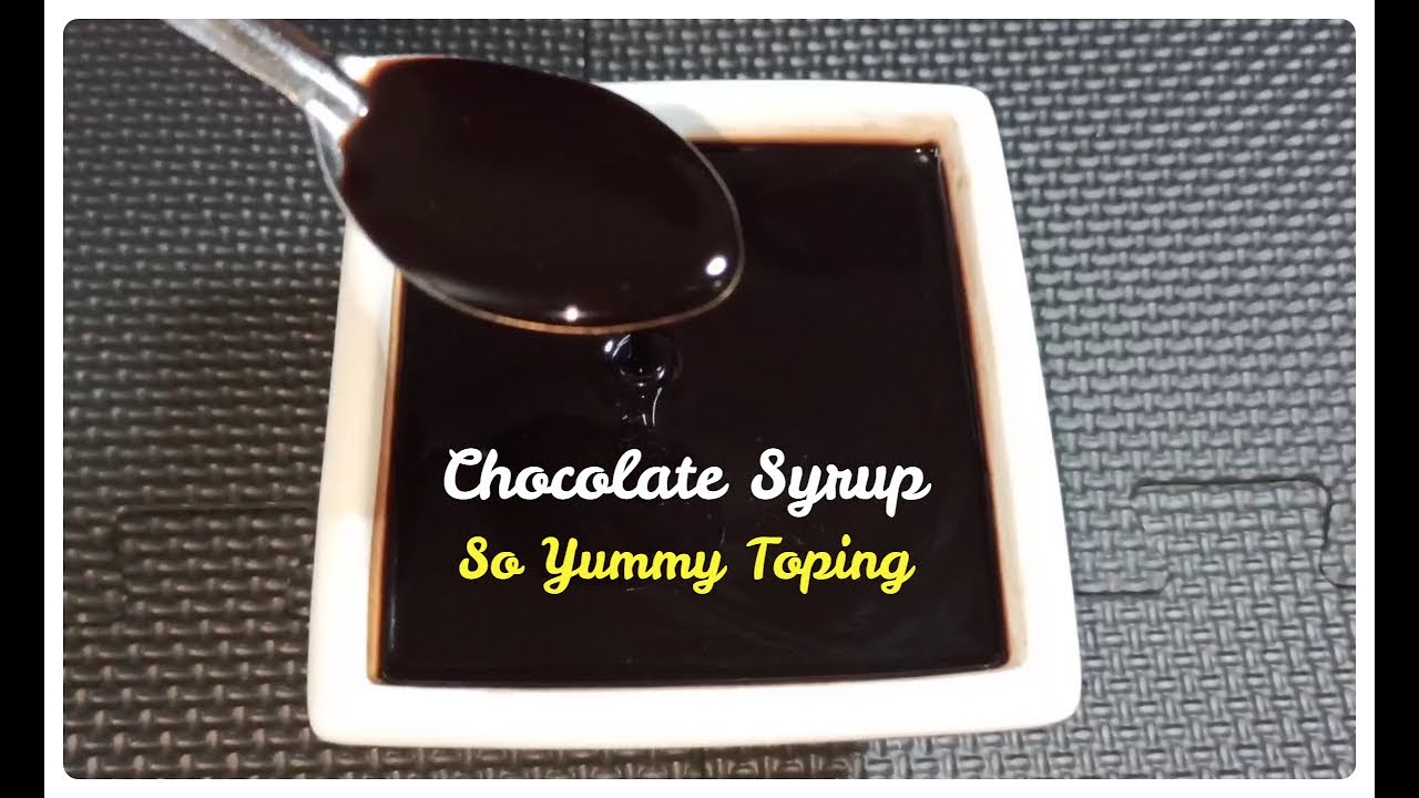 Chocolate Syrup Recipe - Yummy Toping with 3 ingredients
