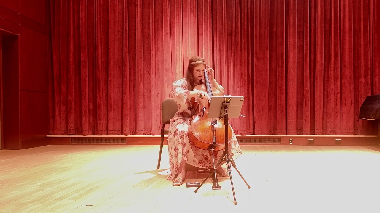 Reaching the End of the Dance, by Faye-Ellen Silverman. Laura Melnicoff, cello