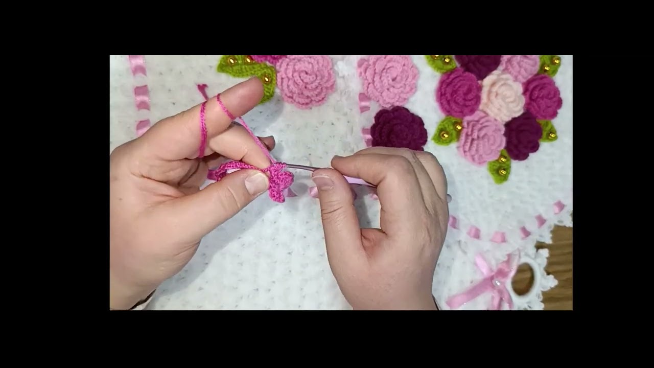 Gül yapımı 🌹lif modelleri 🧶 takım lif gelin kipriği lif #siparis teslim #love #knittig #örgü #🌹