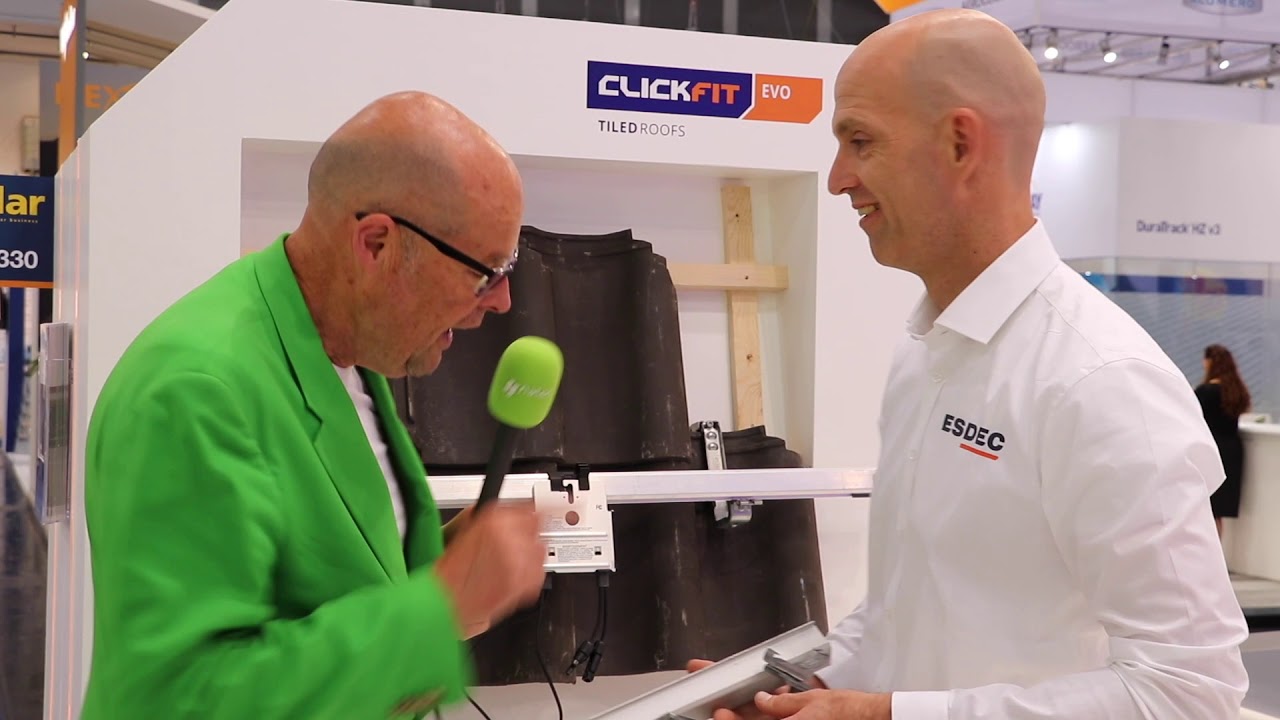 Esdec Clickfit Evo onderconstructie voor schuine daken