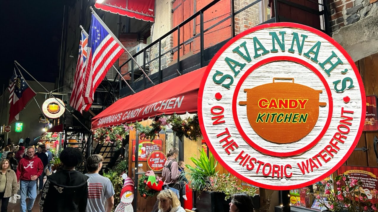 Самый большой кондитерский магазин в Саванне, Джорджия | Savannah’s Candy Kitchen