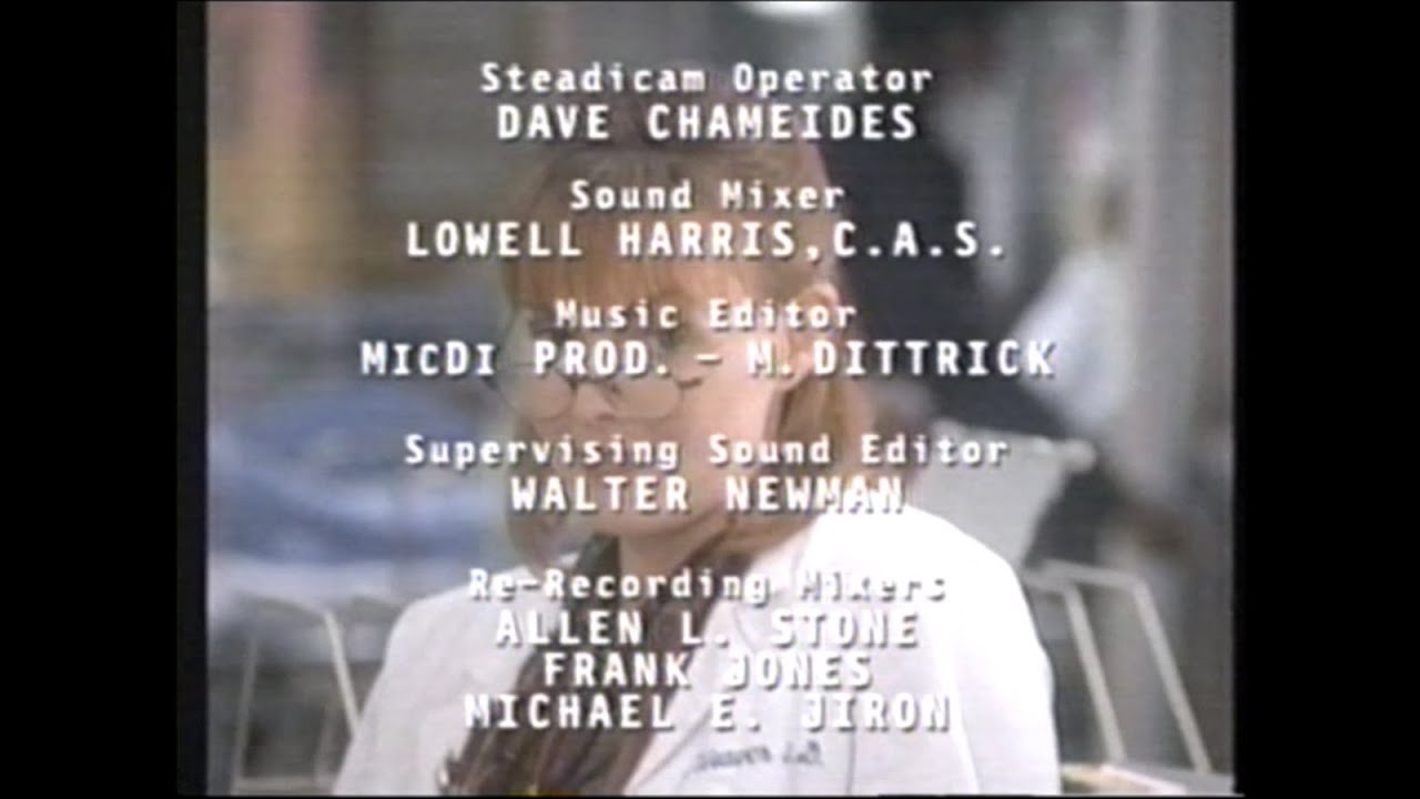 ER (Tv Series) End Credits (TNT 2004)