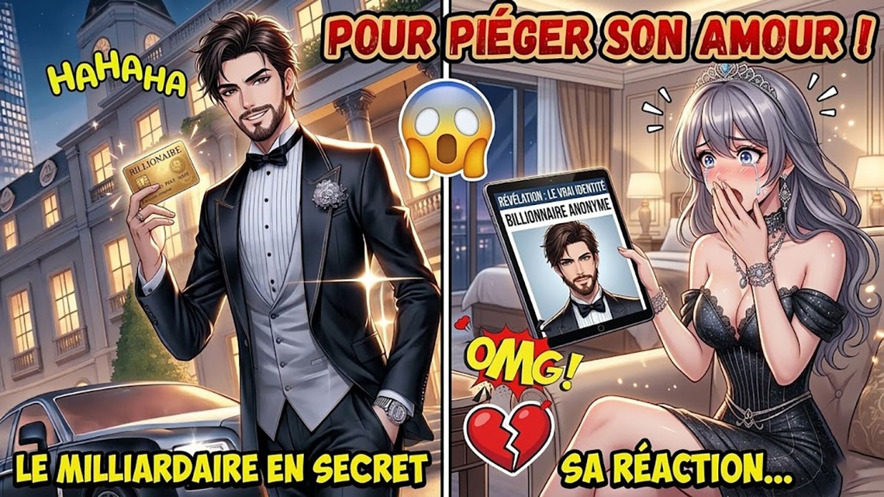 MILLIARDAIRE en secret  Il se déguise pour PIÉGER son amour ! 😱 Sa réaction