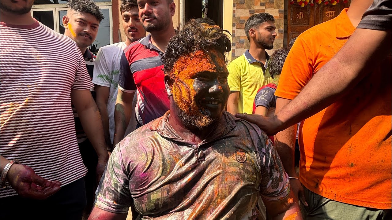 आमची होळी बघा कशी असते ✨😍🔥