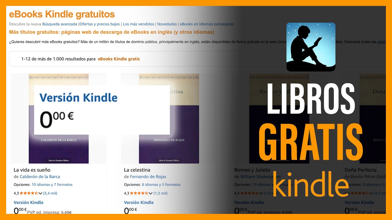 📕 DESCARGAR LIBROS GRATIS para KINDLE en ESPA&Ntilde;OL ✅