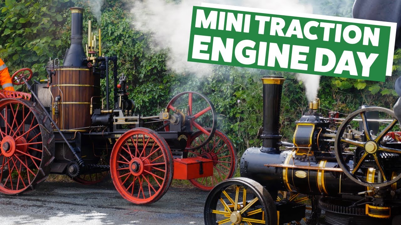 Miniature Traction Engine takeover at Telford Steam Railway