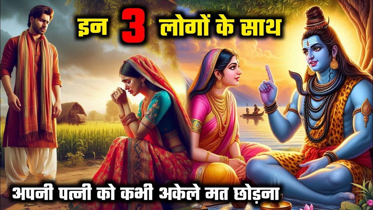 इन 3 लोगों के साथ पत्नी को कभी अकेले नहीं छोड़ना चाहिए | hindi motivational dharmik kahani