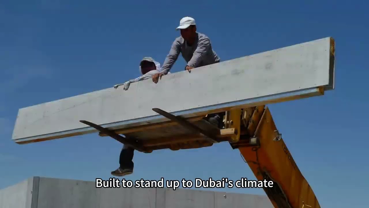 Title: Dalian Quacent Dubai Project Cement SlPs Prefabricated House