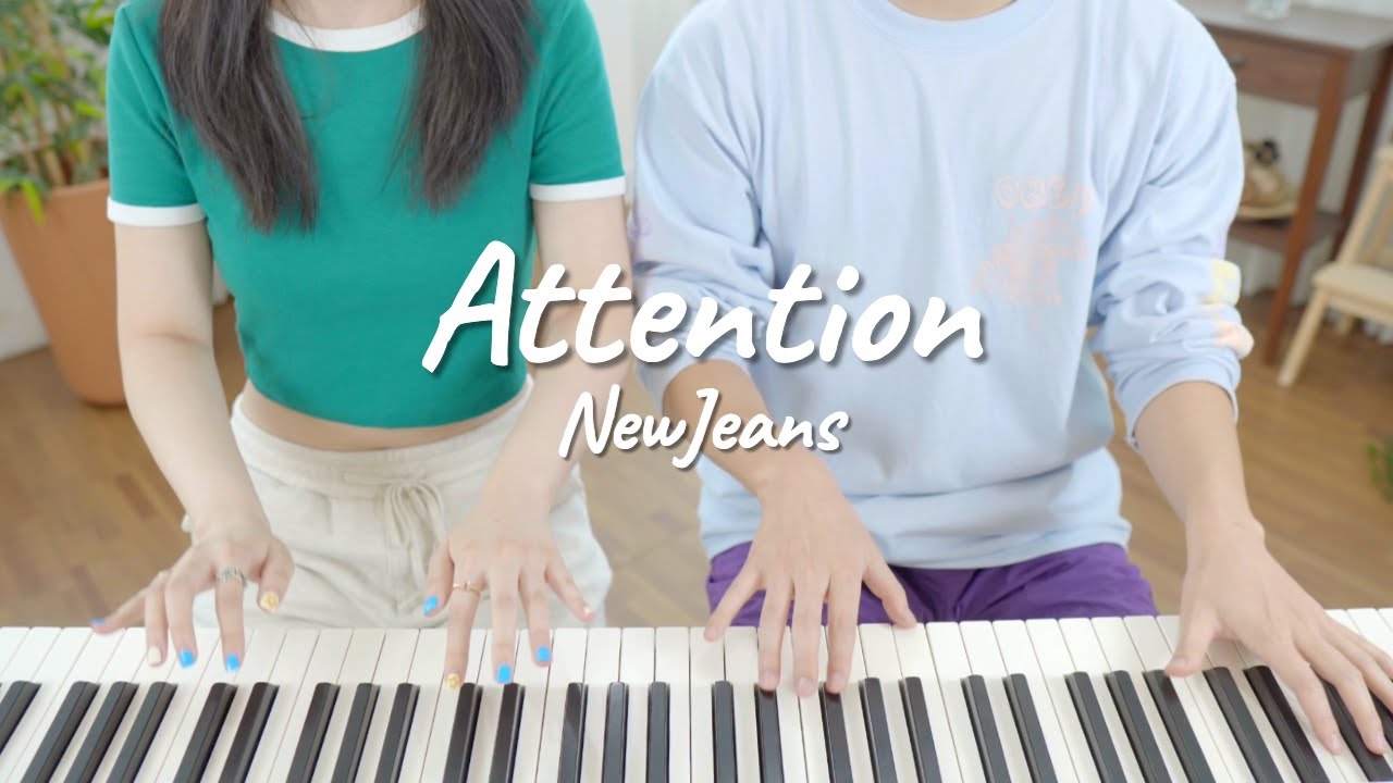 🎵Attention - 뉴진스 | 4hands piano