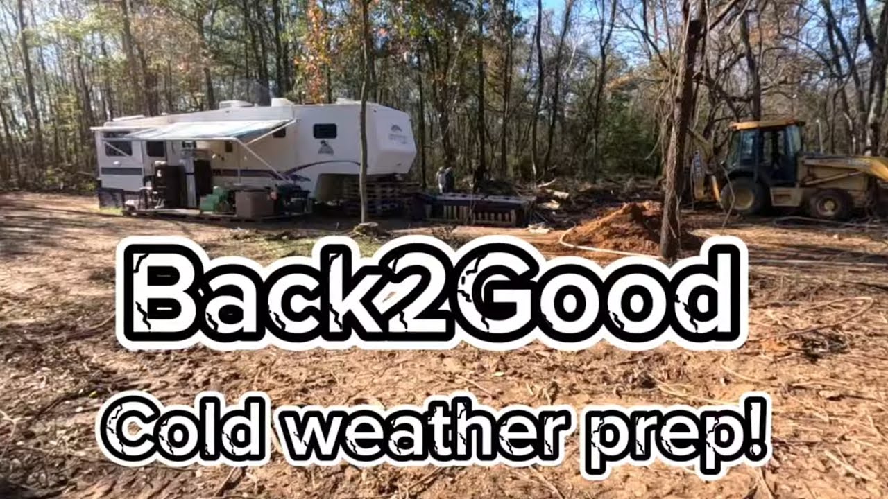 Cold weather prep for the camper! | Off-grid Living, RV Life, Couple build