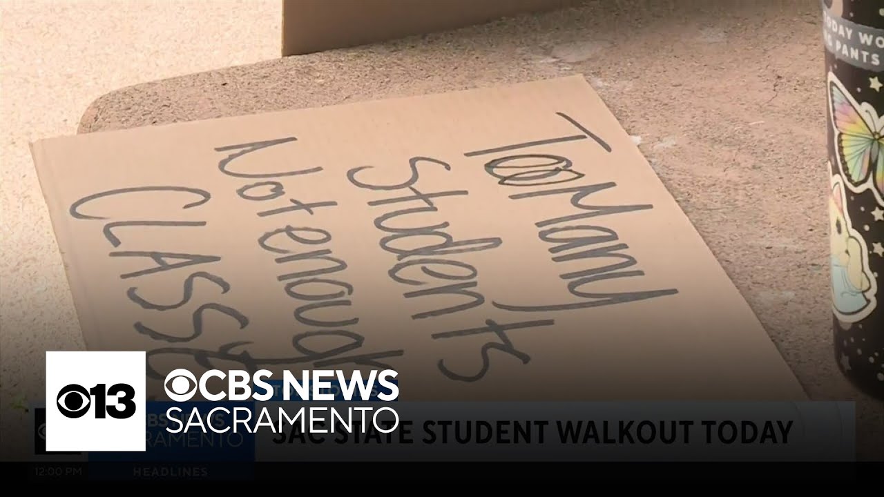 Sacramento State students walk out over course cuts, fee increases and faculty layoffs