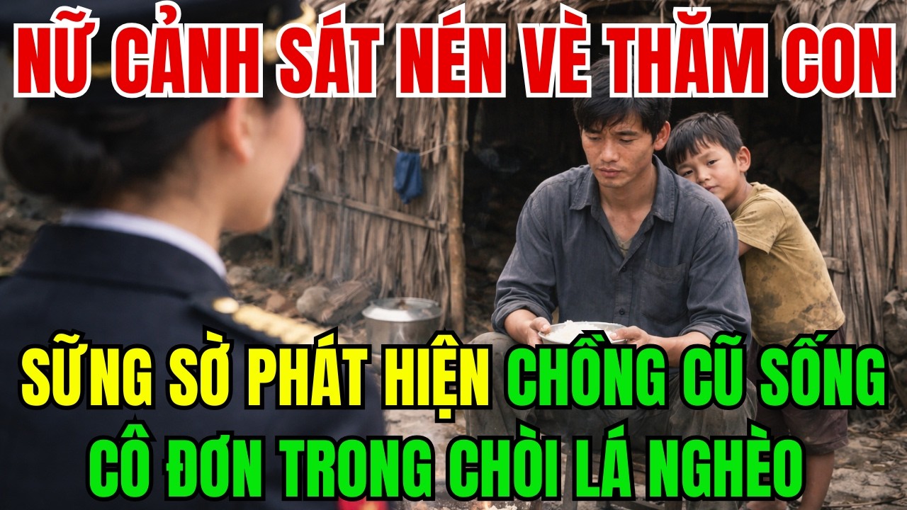 Nữ Cảnh Sát Lén Về Thăm Con, Sững Sờ Khi Phát Hiện Chồng Cũ Sống Cô Độc Trong Căn Chòi Lá Nghèo...