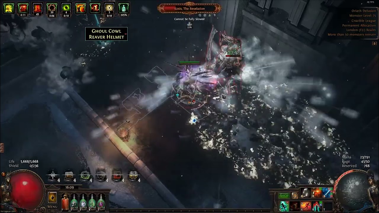 PoE 3.21 Crucible - Dex Stacker Showcase - 1 Billion DPS Molten Strike