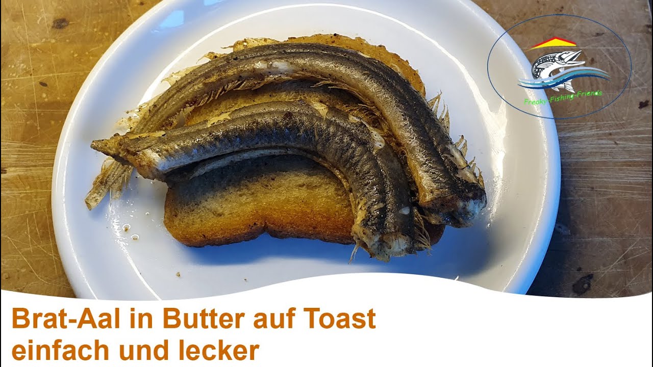 Brat-Aal in Butter auf Toast ganz einfach und schnell in 2 Minuten