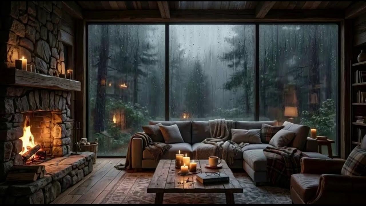 Rain Sounds with Healing Relaxing Music 🌧️ Anxiety Relief and Deep Relaxation